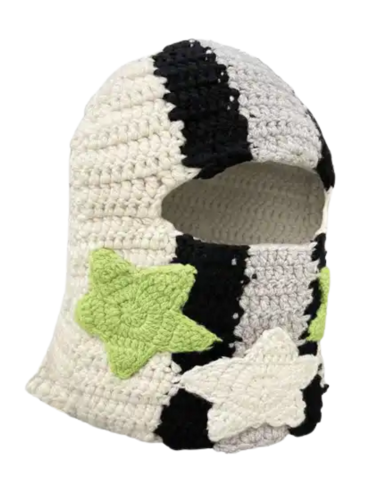 Badson White Knitted Balaclava