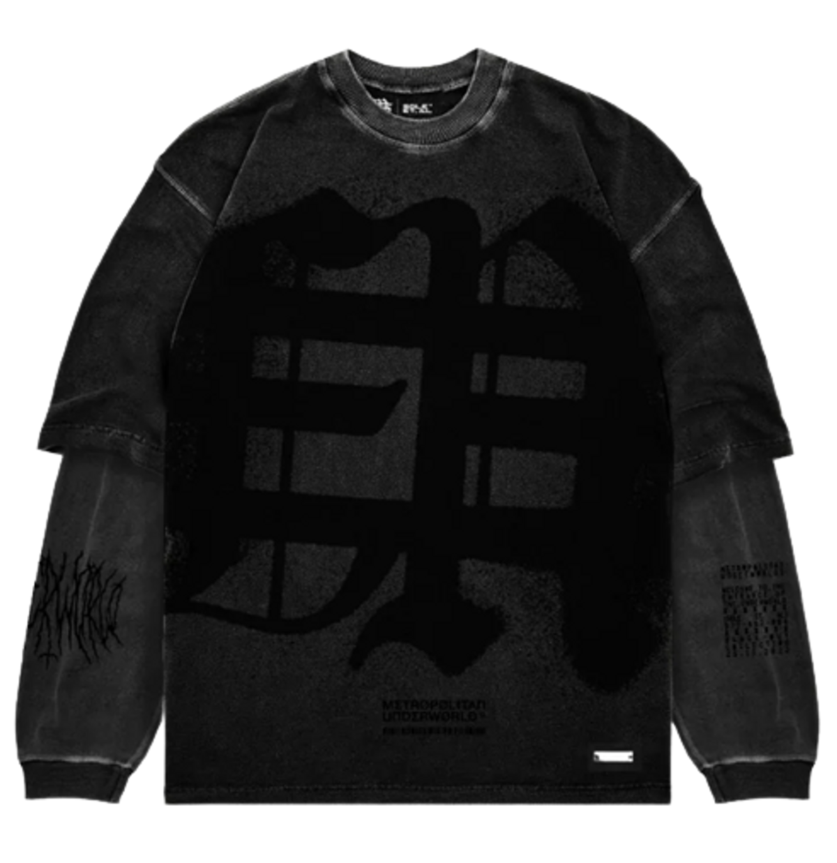 Sole et. Al Blackout Long Sleeve TShirt WHAT’S ON THE STAR?