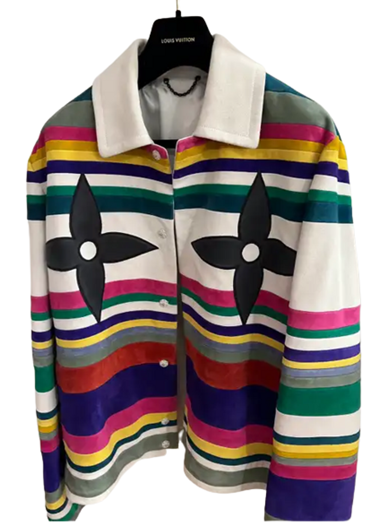 Louis Vuitton Nubuck Intarsia Admiral Jacket