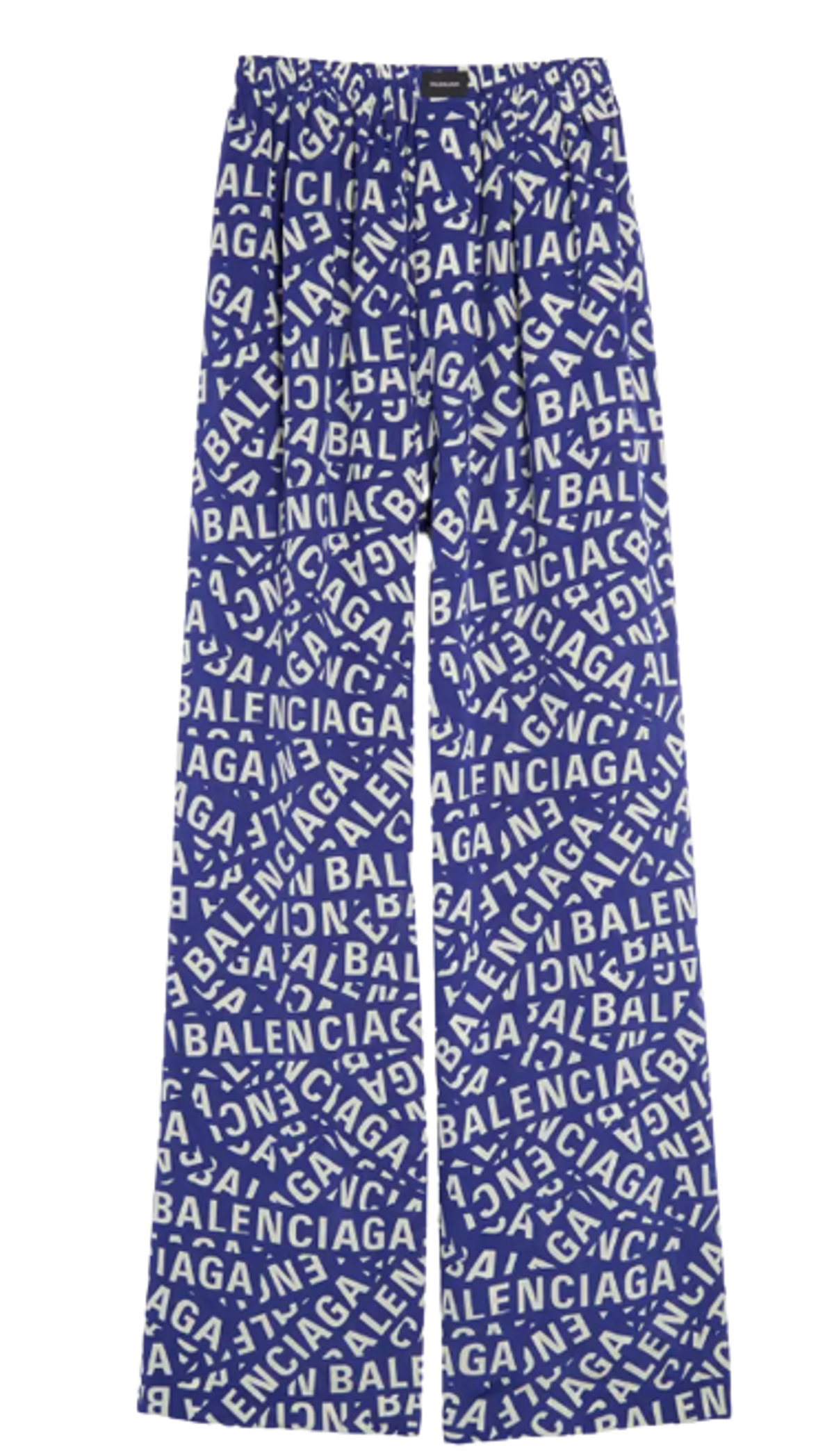 Balenciaga Logo Strips Silk Pajama Pants