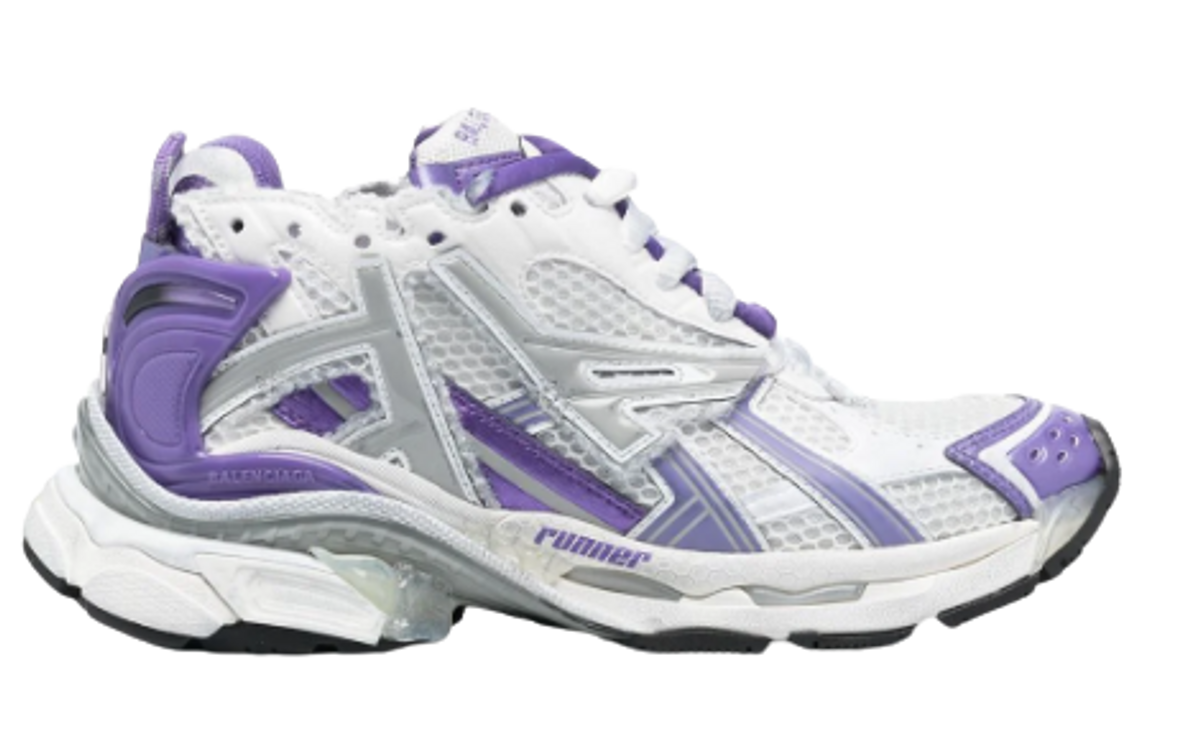purple balenciaga runners