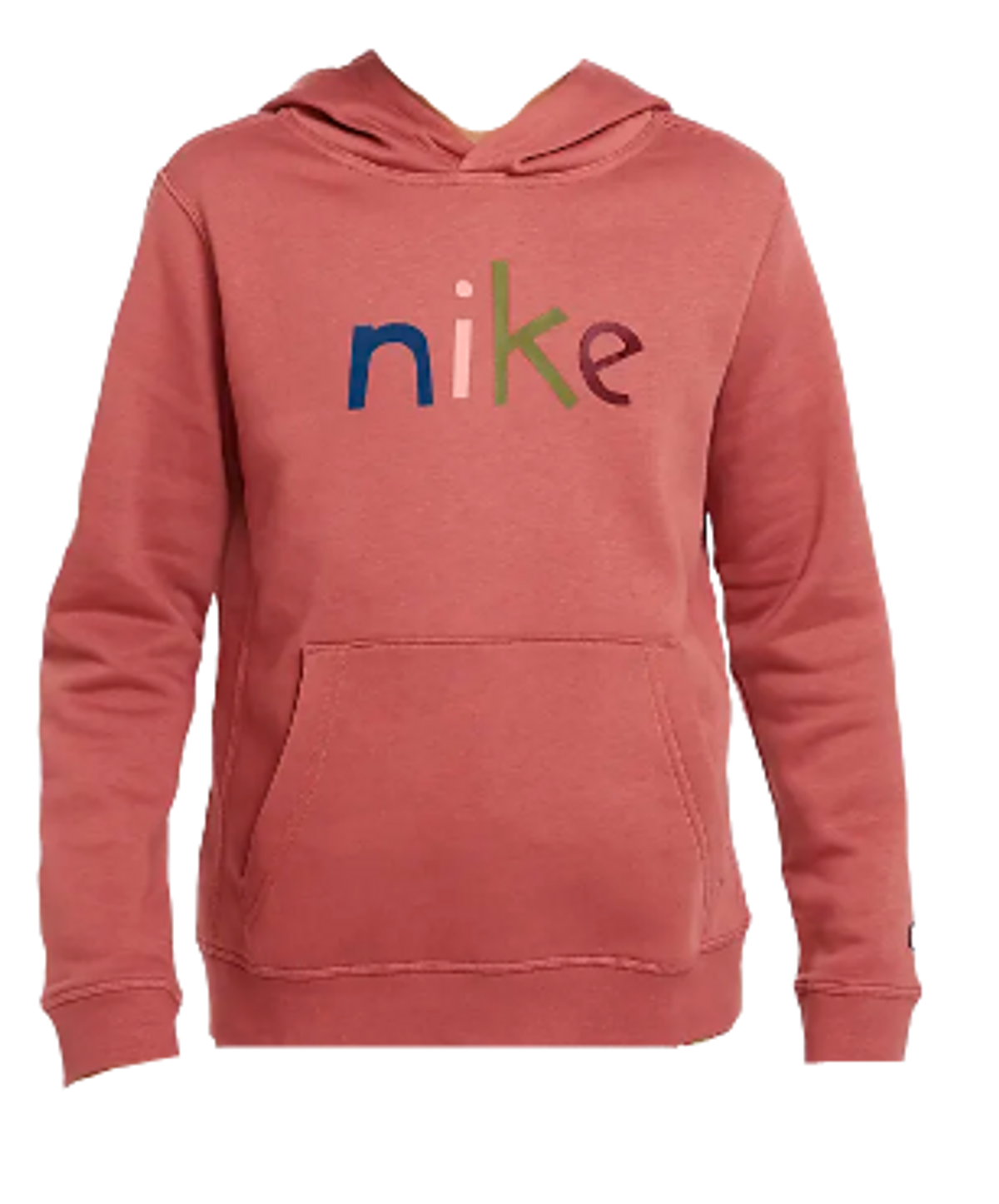 Nike Big Kids Pink Pullover Hoodie WHAT’S ON THE STAR?