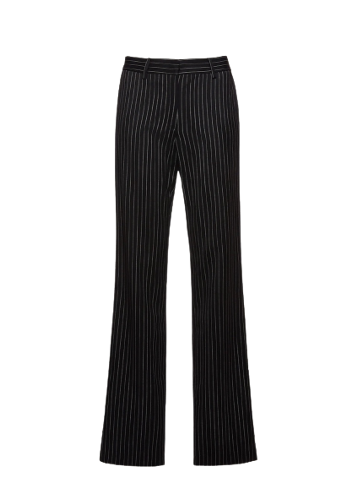 Magda Butrym Pinstripe Low-Rise Straight Wool Pants