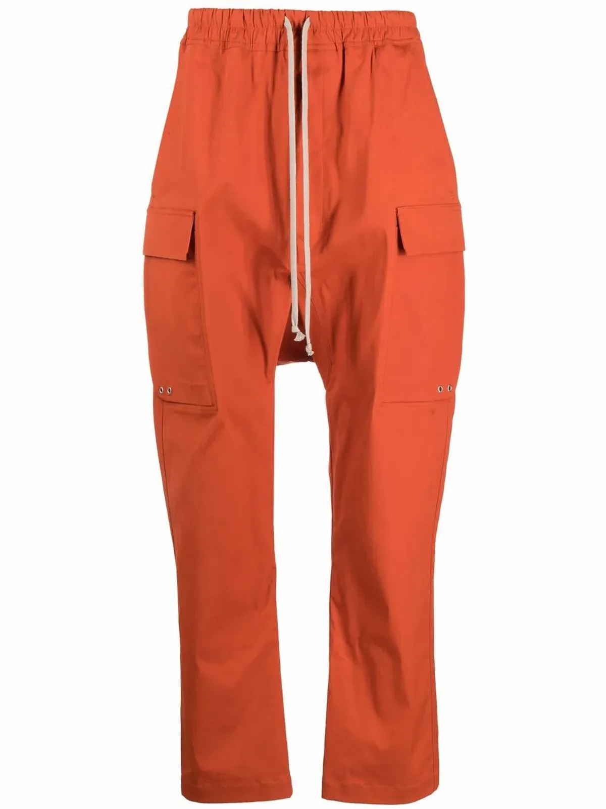 Rick Owens Drop Сrotch Orange Cargo Track Pants