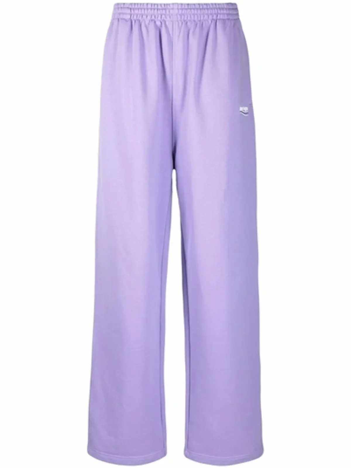 Balenciaga Logo-print Jogging Pants In Purple