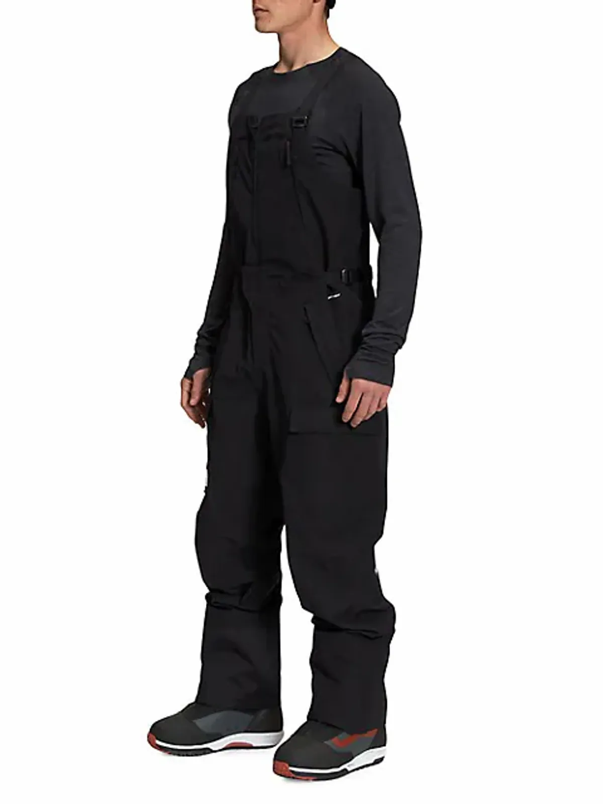 The North Face Dragline Bib Overalls In Tnf Black