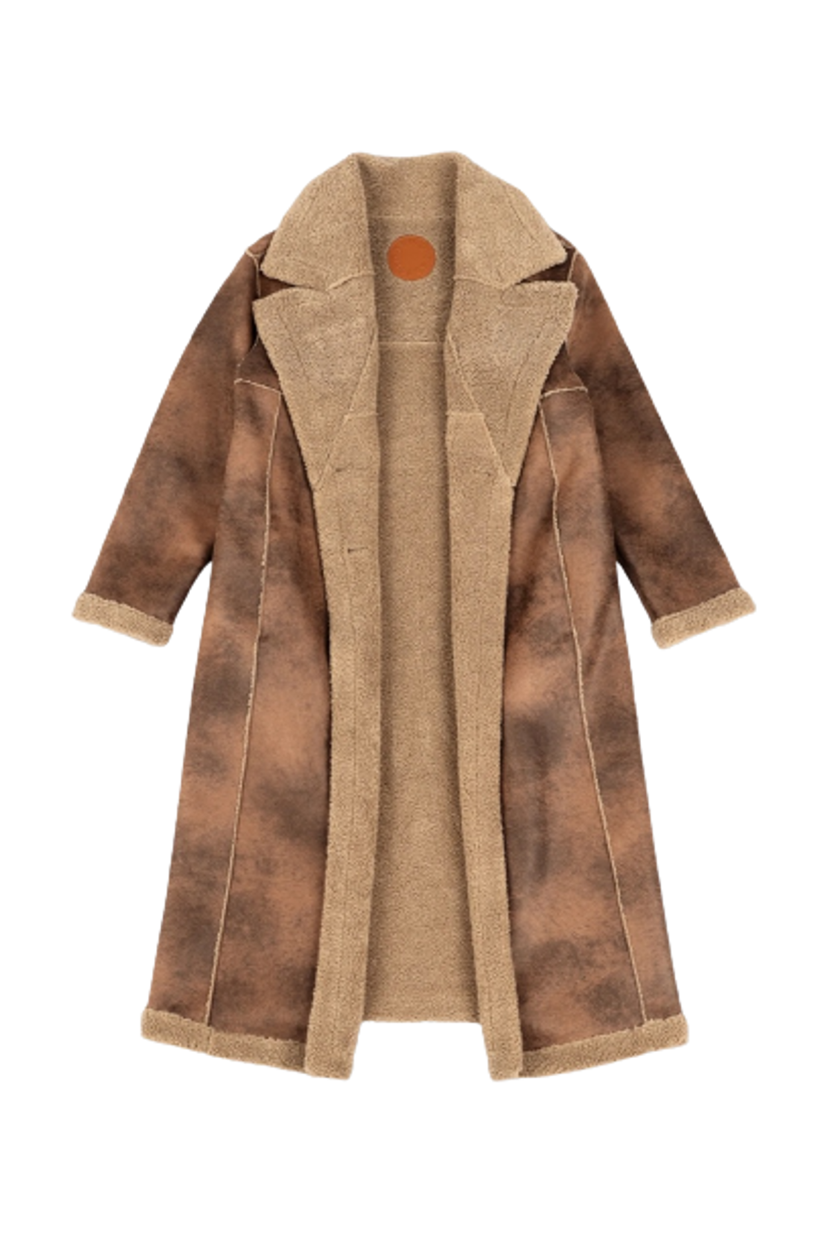 Simon Miller Choco Brown Vegan Shearling Coat