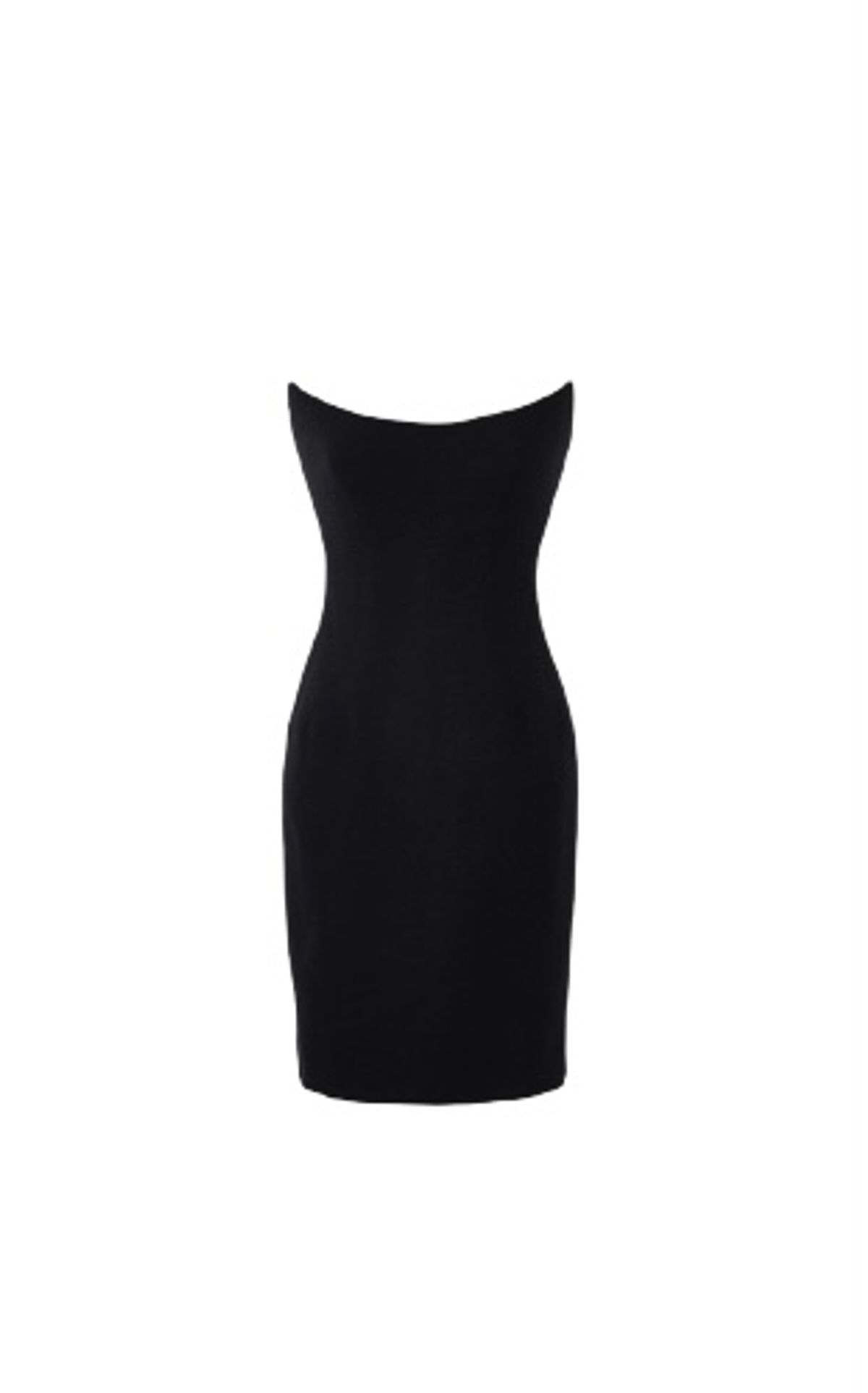 Bob Mackie 1980s Black Corset Dress
