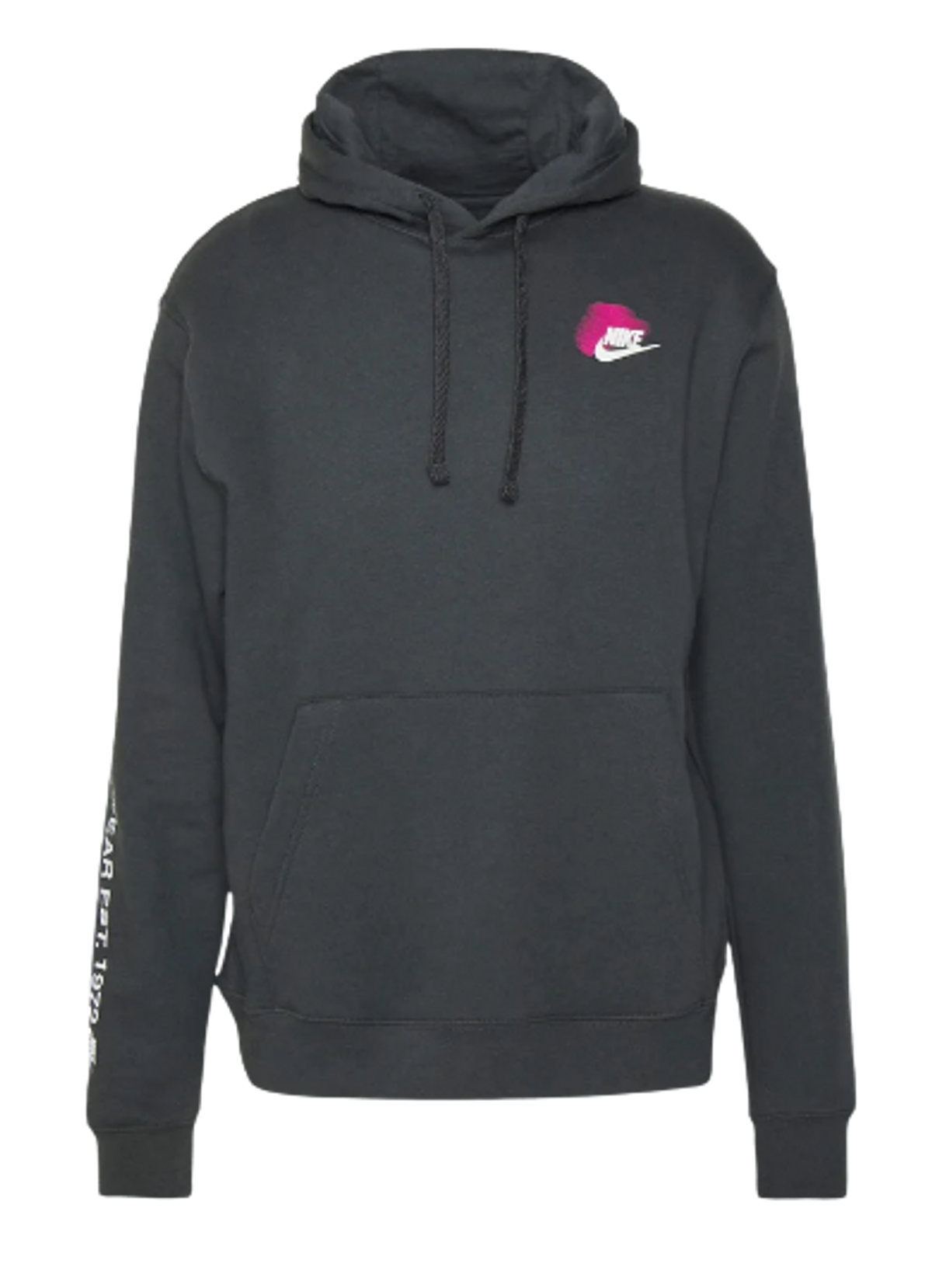 Nike Club Double Logo Dark Smoke Grey Hoodie