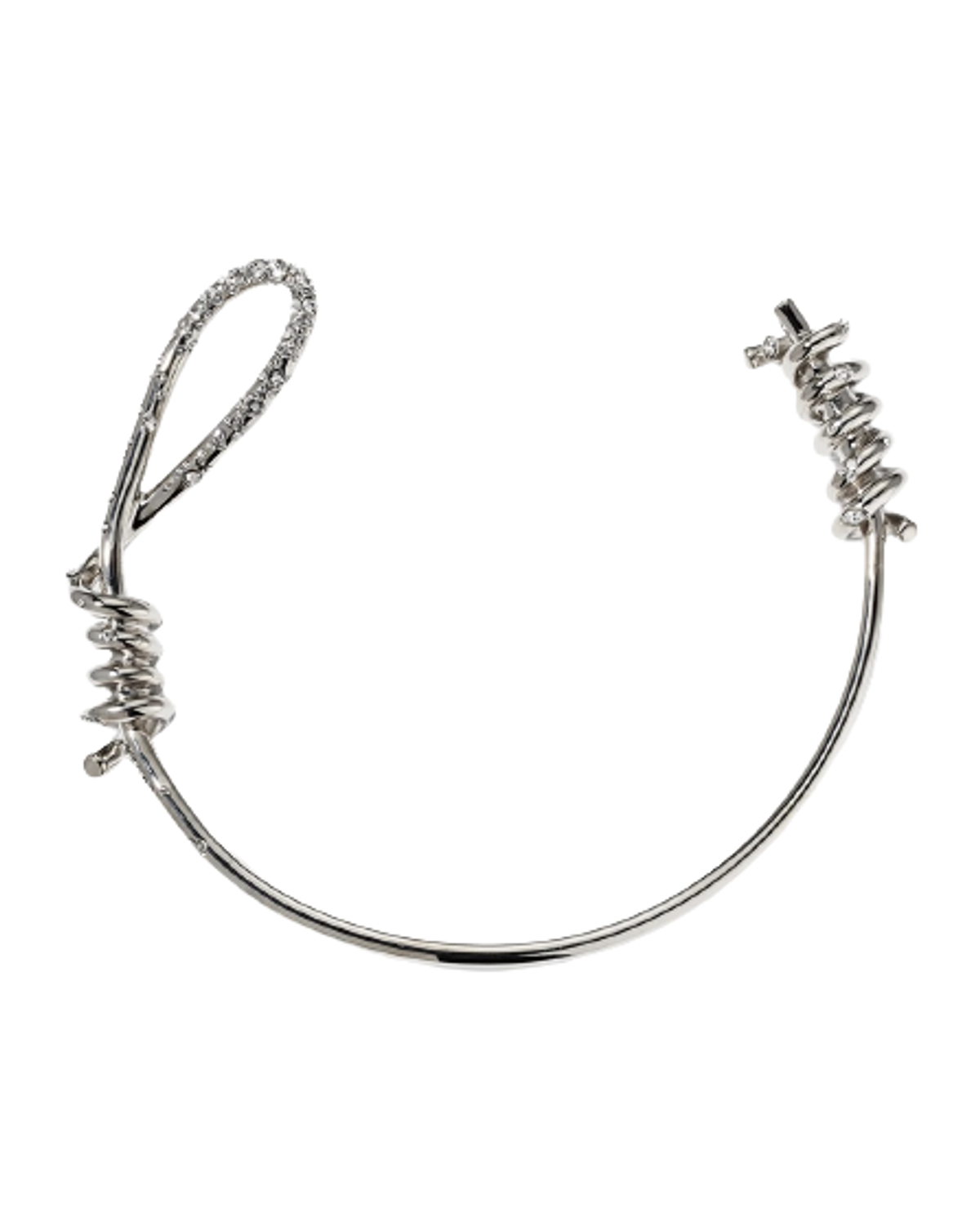 Givenchy Twisted Crystal Necklace
