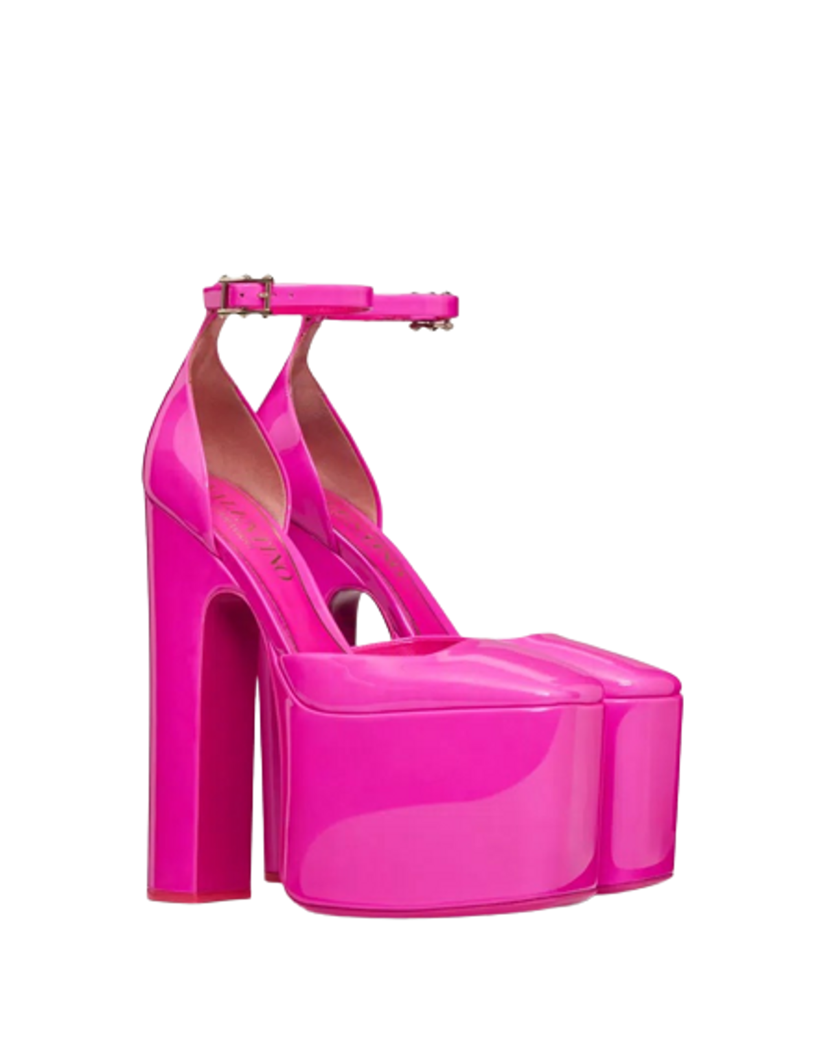 Valentino Garavani Discobox Patent Leather Platform Pump