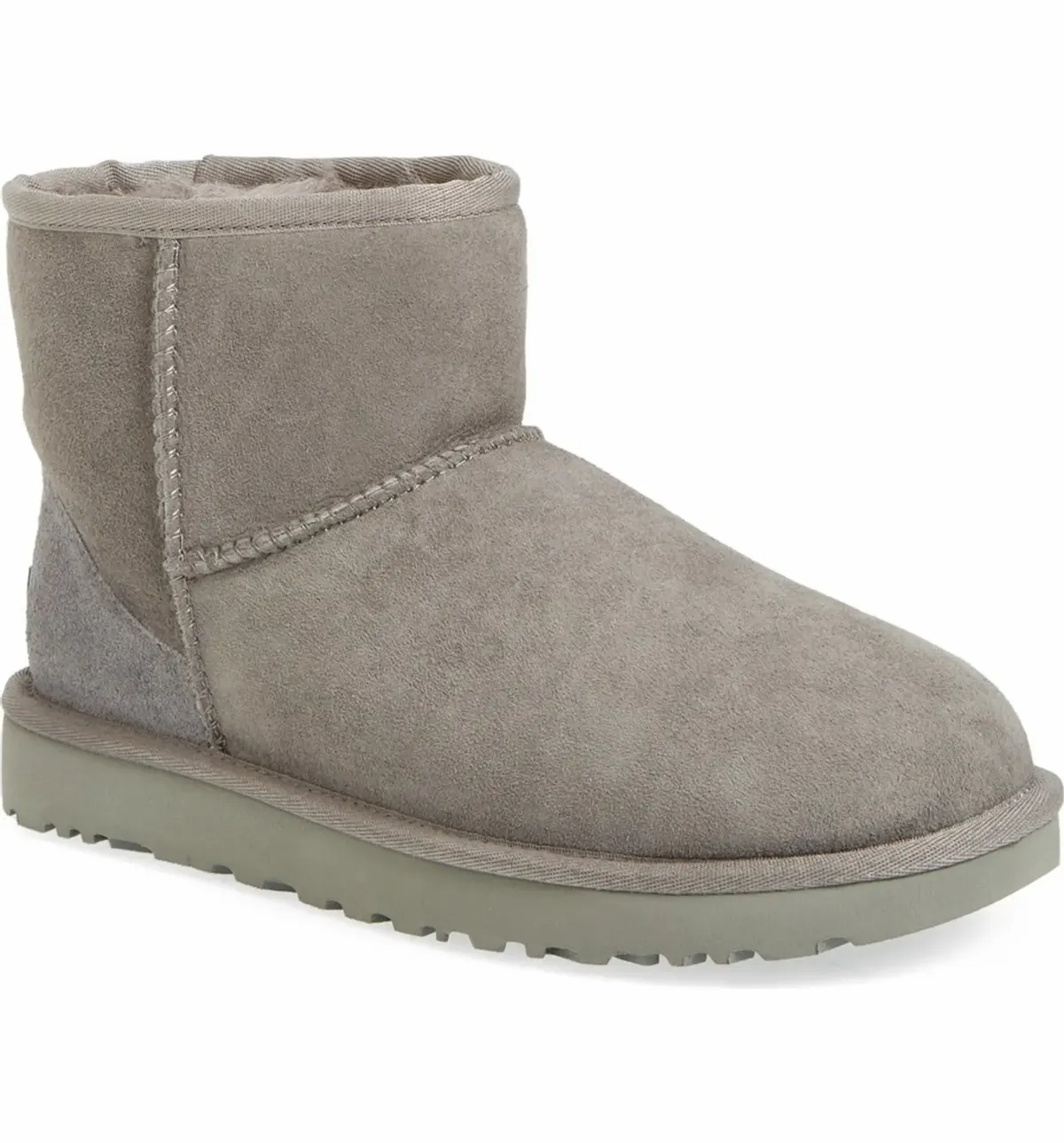 Ugg Classic Mini Ii Shearling Bootie In Black