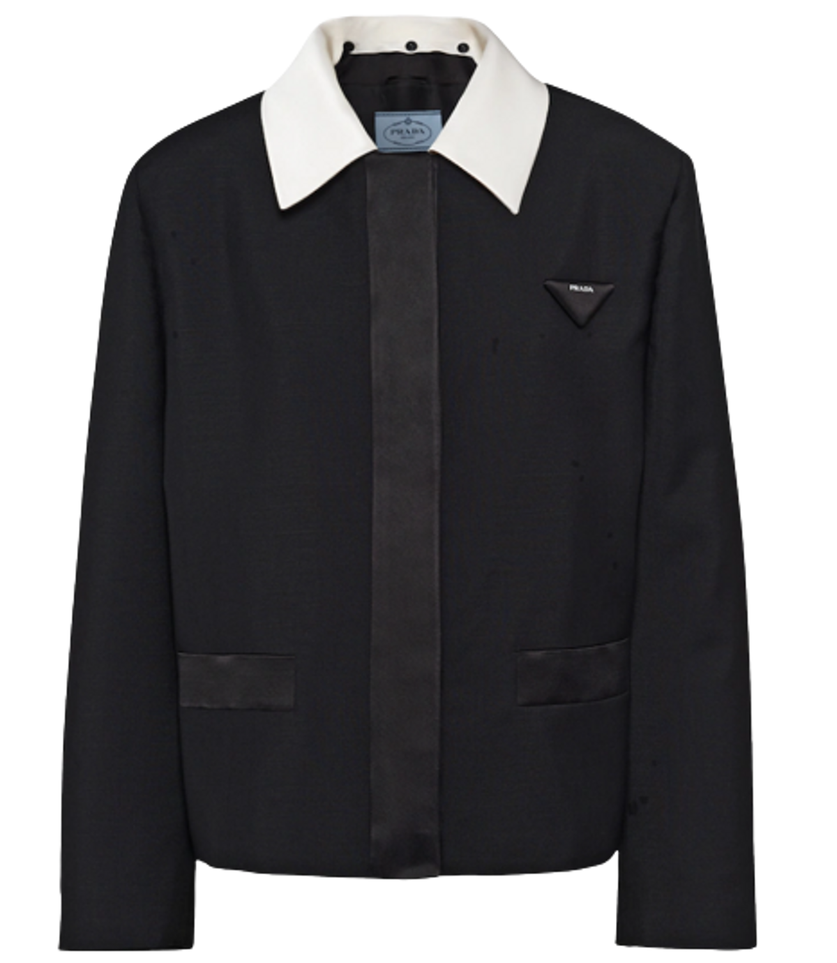 Prada Double Breasted Kid Mohair Jacket
