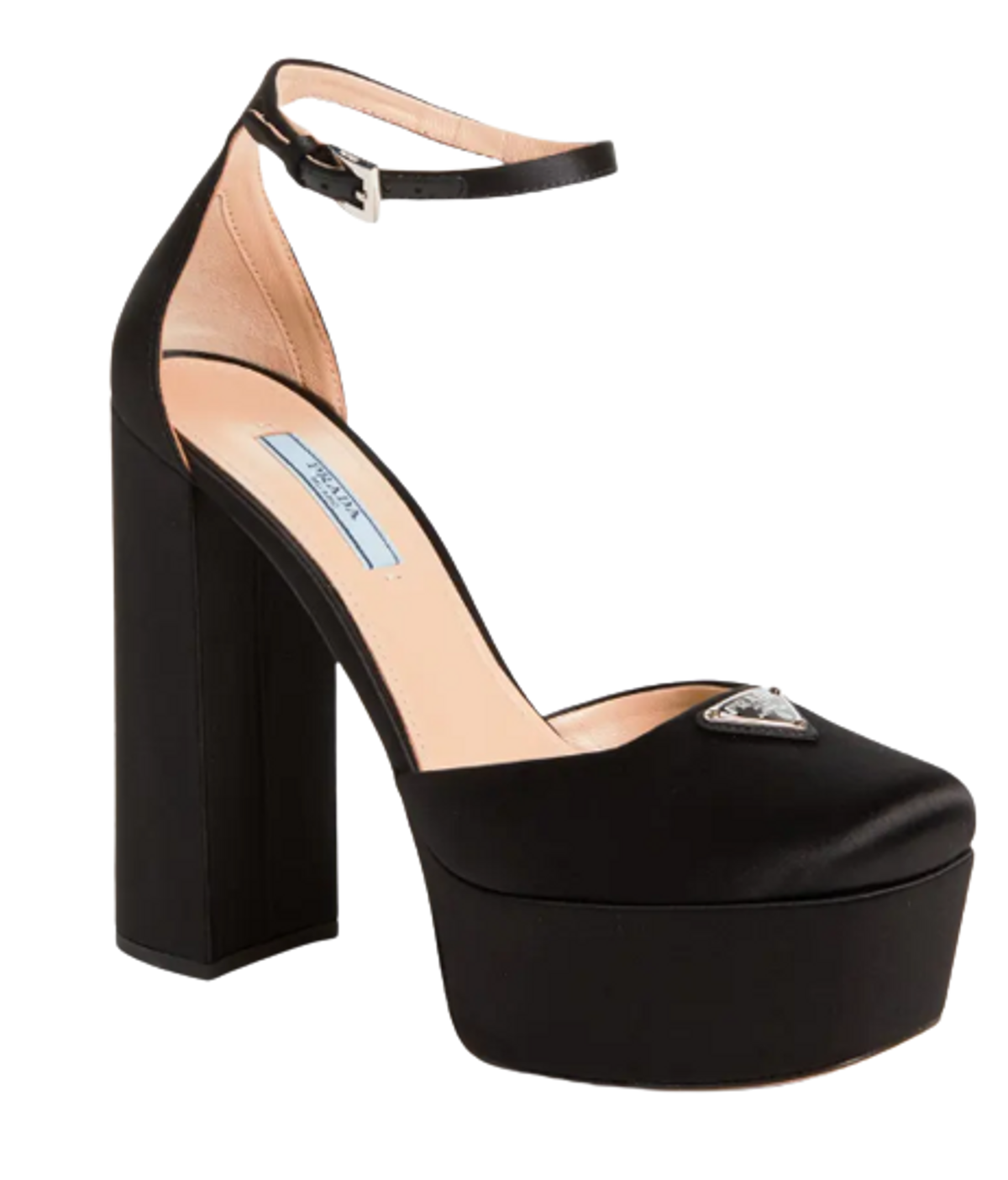 Prada Plateau Ankle Strap Platform Pumps