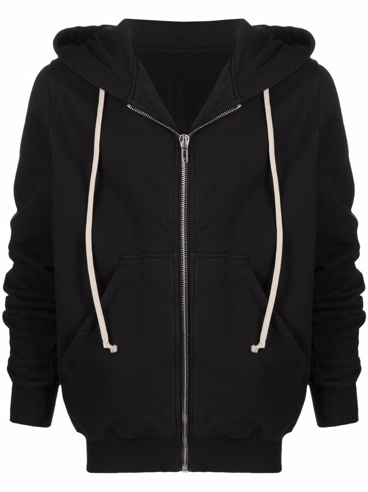 Rick Owens Black Jason S Zip Up Hoodie