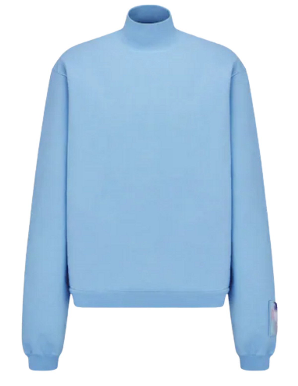 Dior × ERL Blue Cotton Fleece Long-Sleeved T-Shirt
