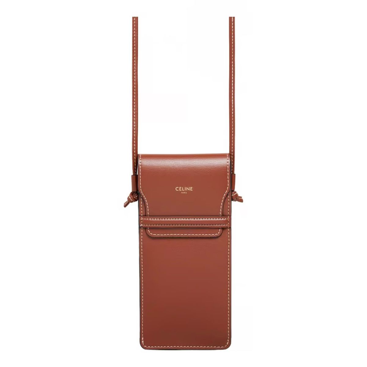 Celine Camel Leather Purse