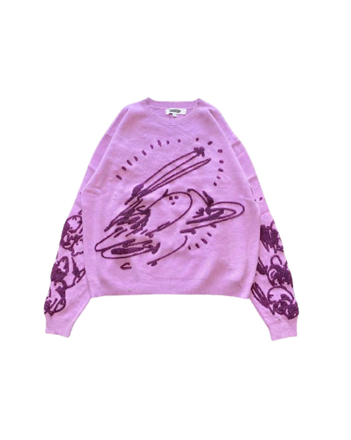 Mind Liquid Varsity Purple Crewneck