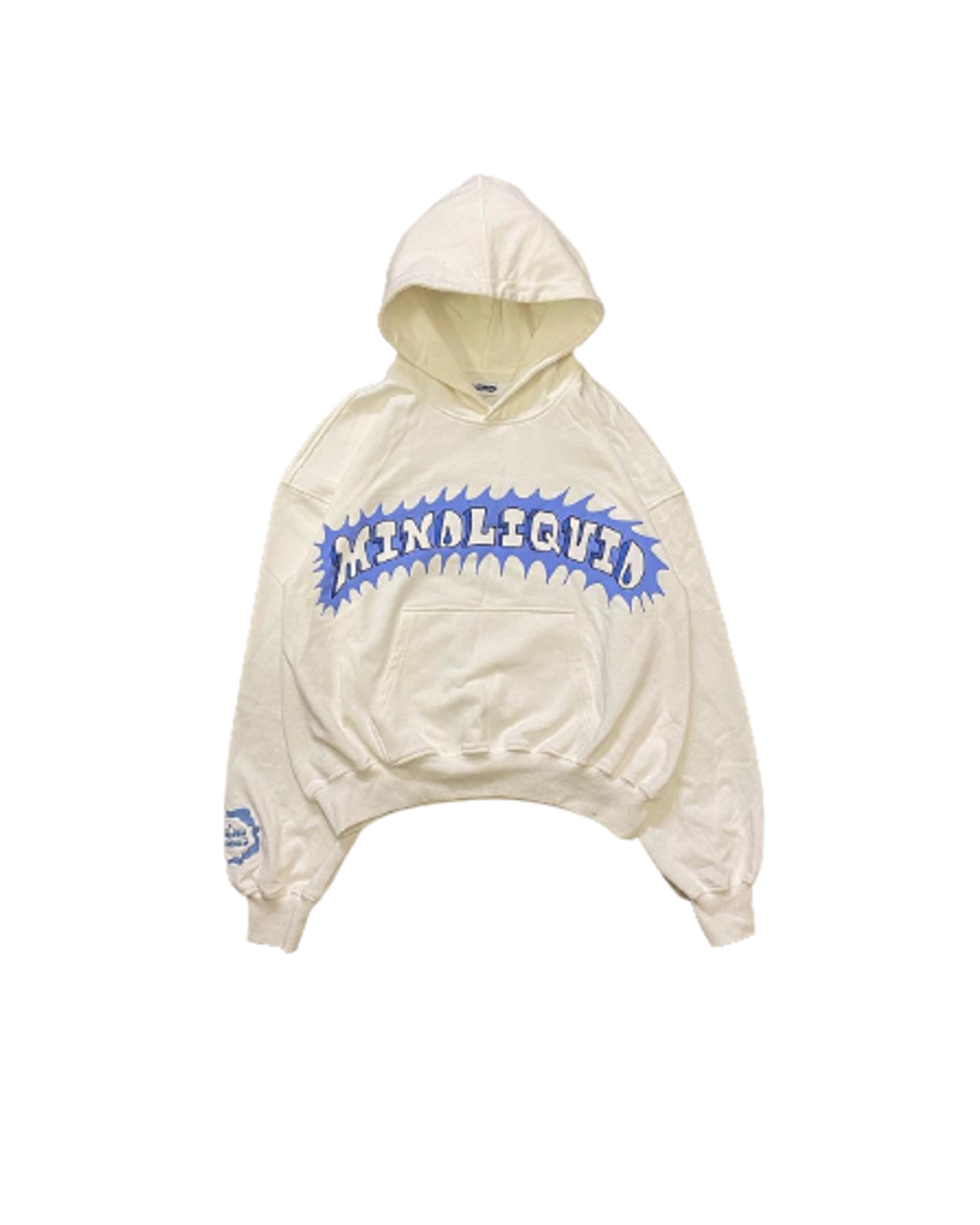 Mind Liquid White Logo Hoodie