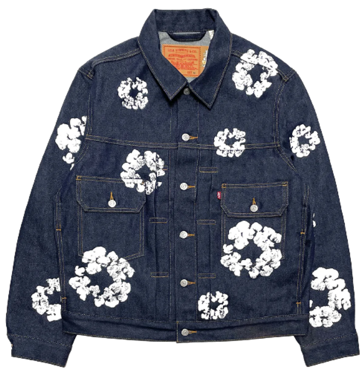 Denim Tears All Over Wreath Raw Jacket