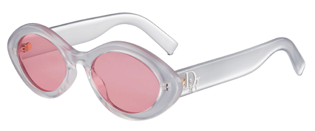 Dior R1I Silver-Tone Rounded Sunglasses
