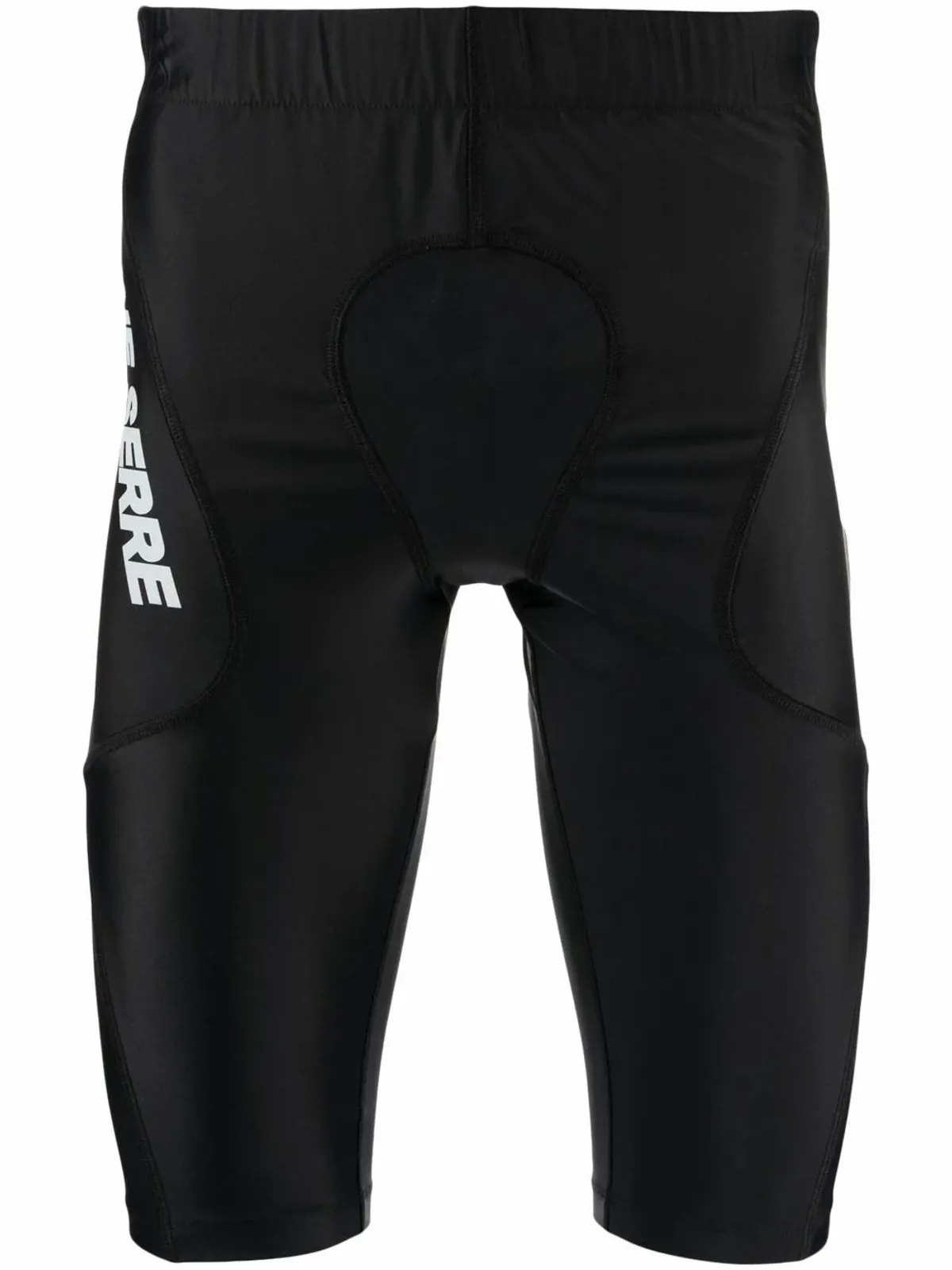 Marine Serre Sea-Skin Logo-Print Recycled Fibre-Blend Black Short