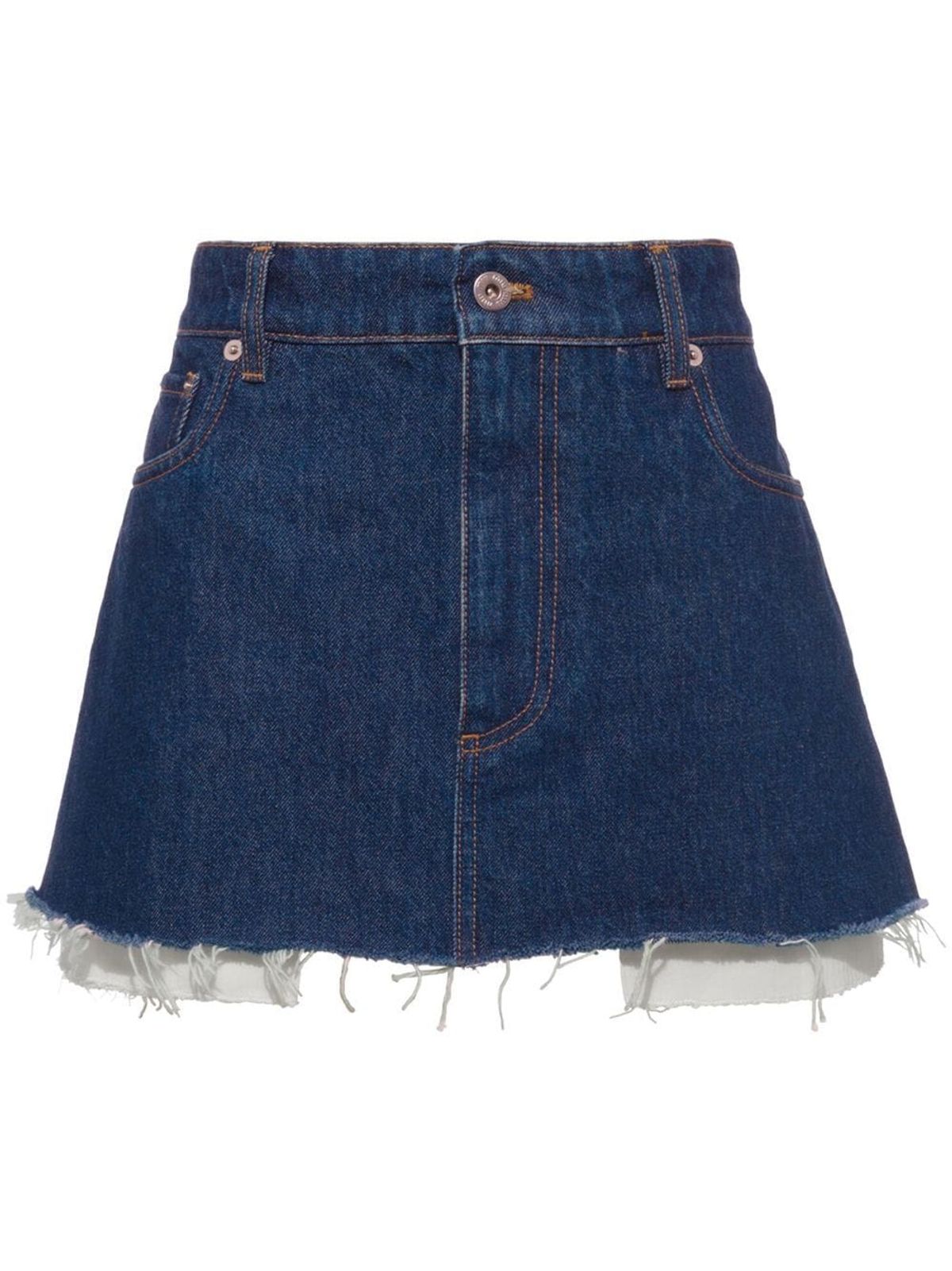 Miu Blue Denim Mini Dress main image 0