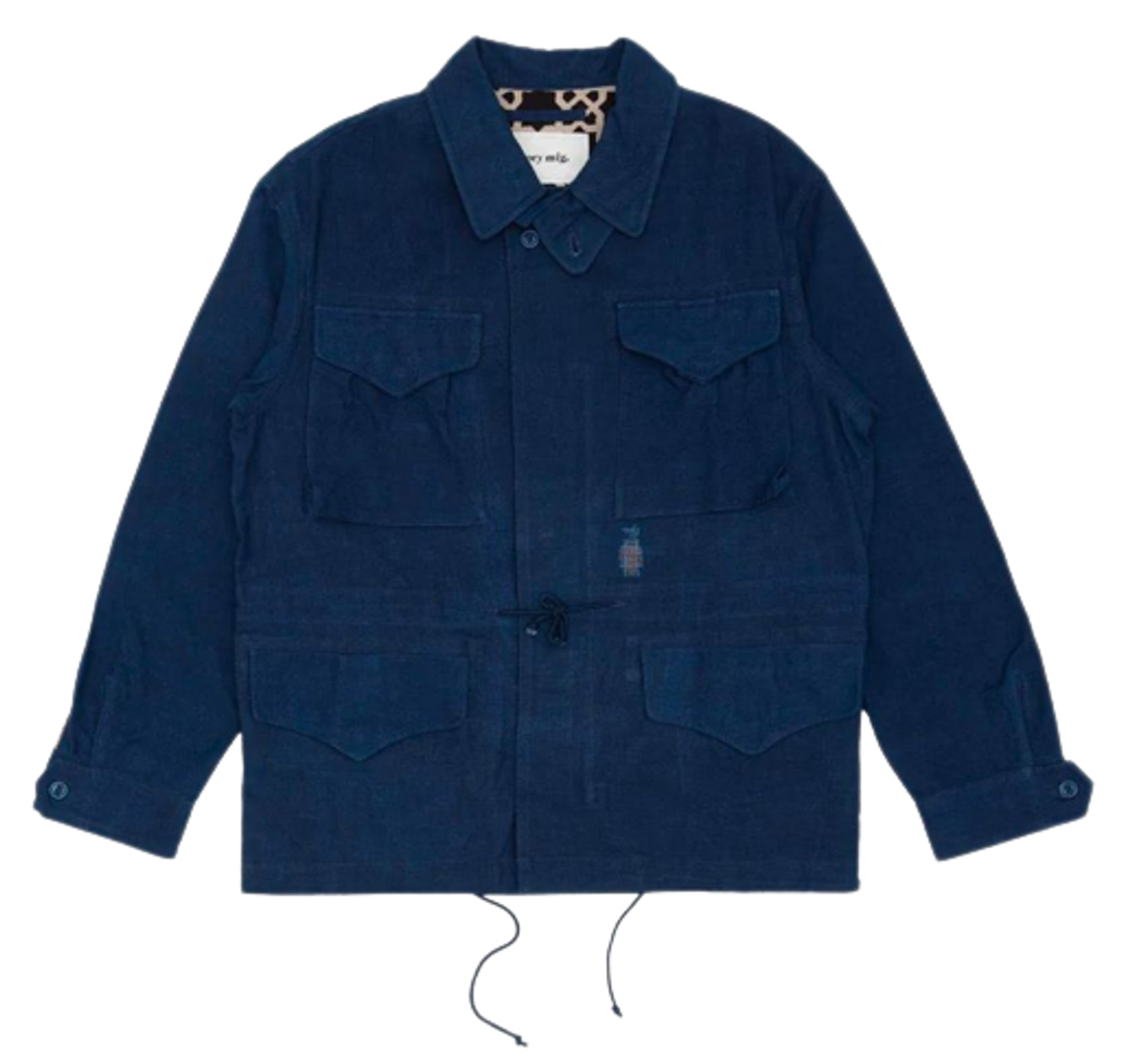 Story mfg. Peace Dark Indigo Slub Jacket