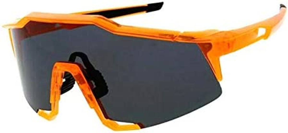 No Name Dweebzilla Oversized Semi Rimless Sport Shield Wrap Around Aviator Sunglasses