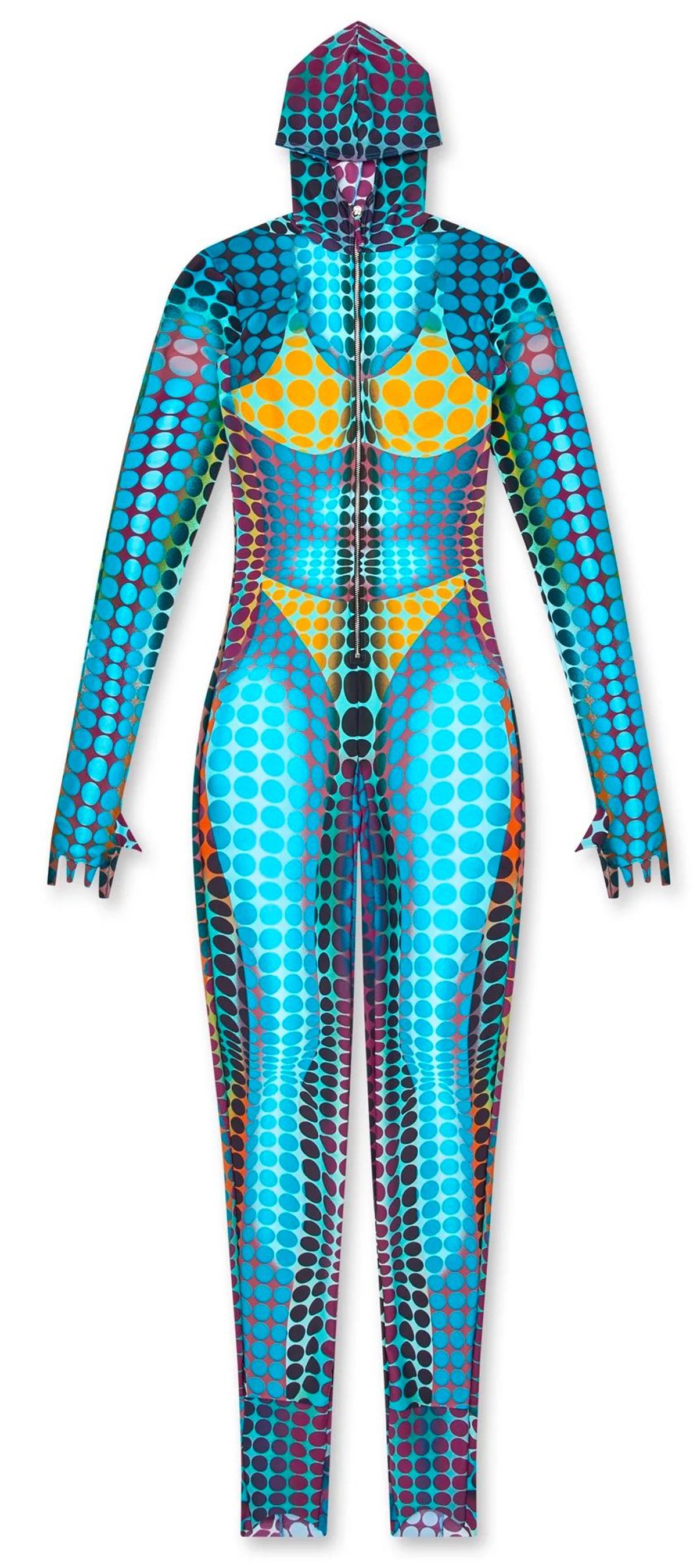 Jean Paul Gaultier Blue Dots Jumpsuit