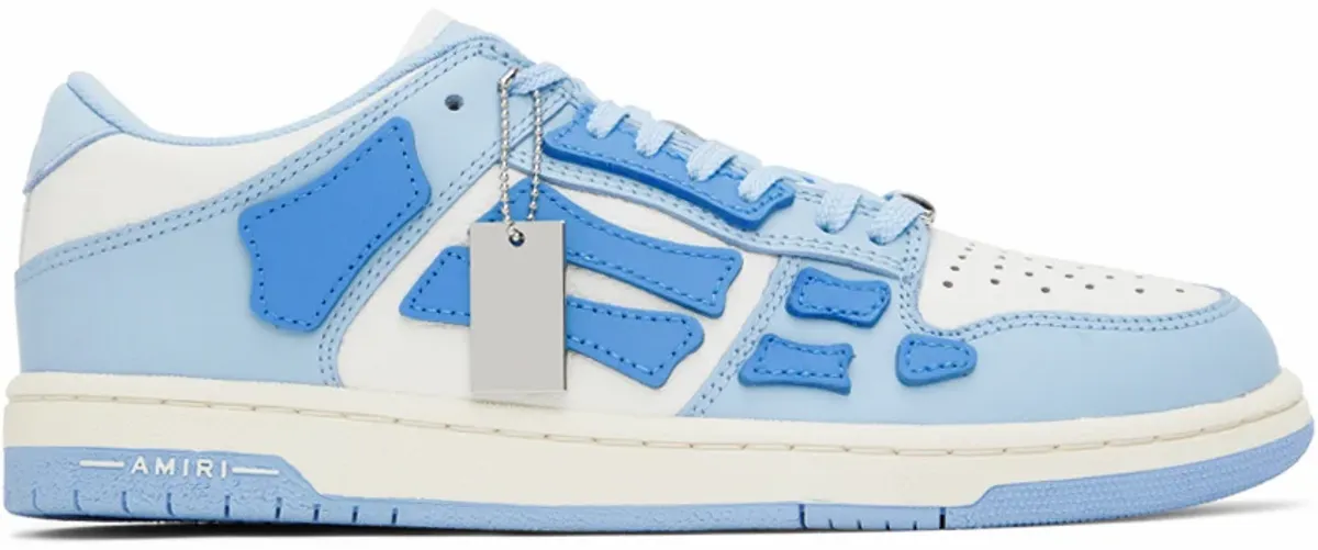 Amiri Skel LowTop Blue Sneakers WHAT’S ON THE STAR?