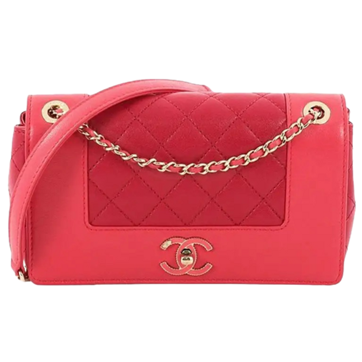 Chanel Vintage Sheepskin Small Flap Bag