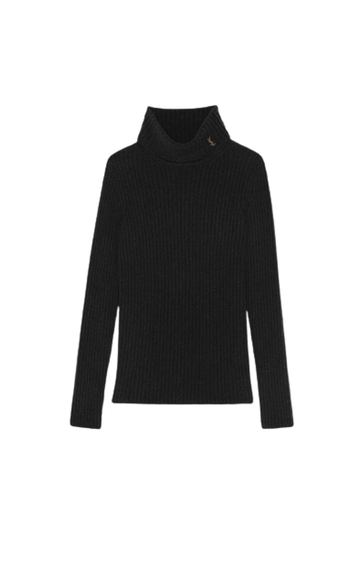 Saint Laurent Ribbed Wool Turtleneck Sweater