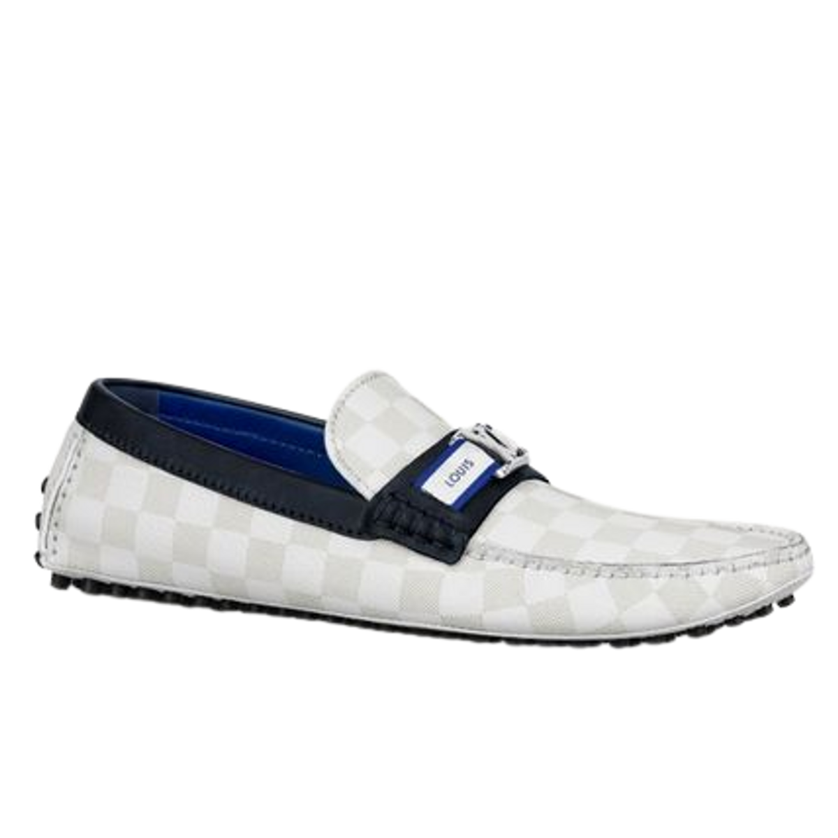 Louis Vuitton Moccasin Loafers Leather Logo