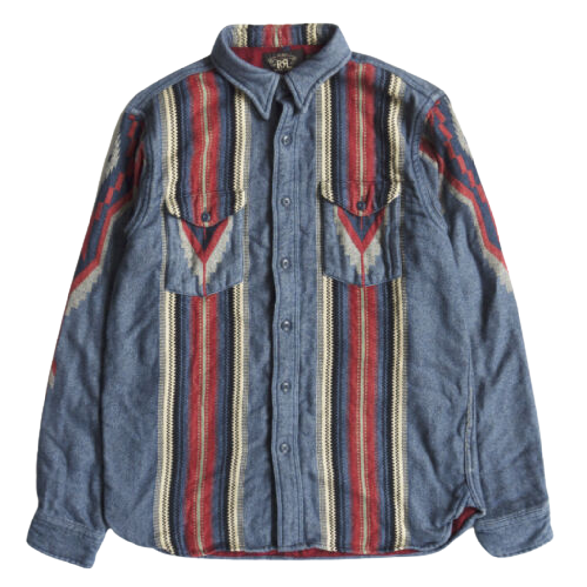 Polo Ralph Lauren Native Indigo Jacquard Over Shirt