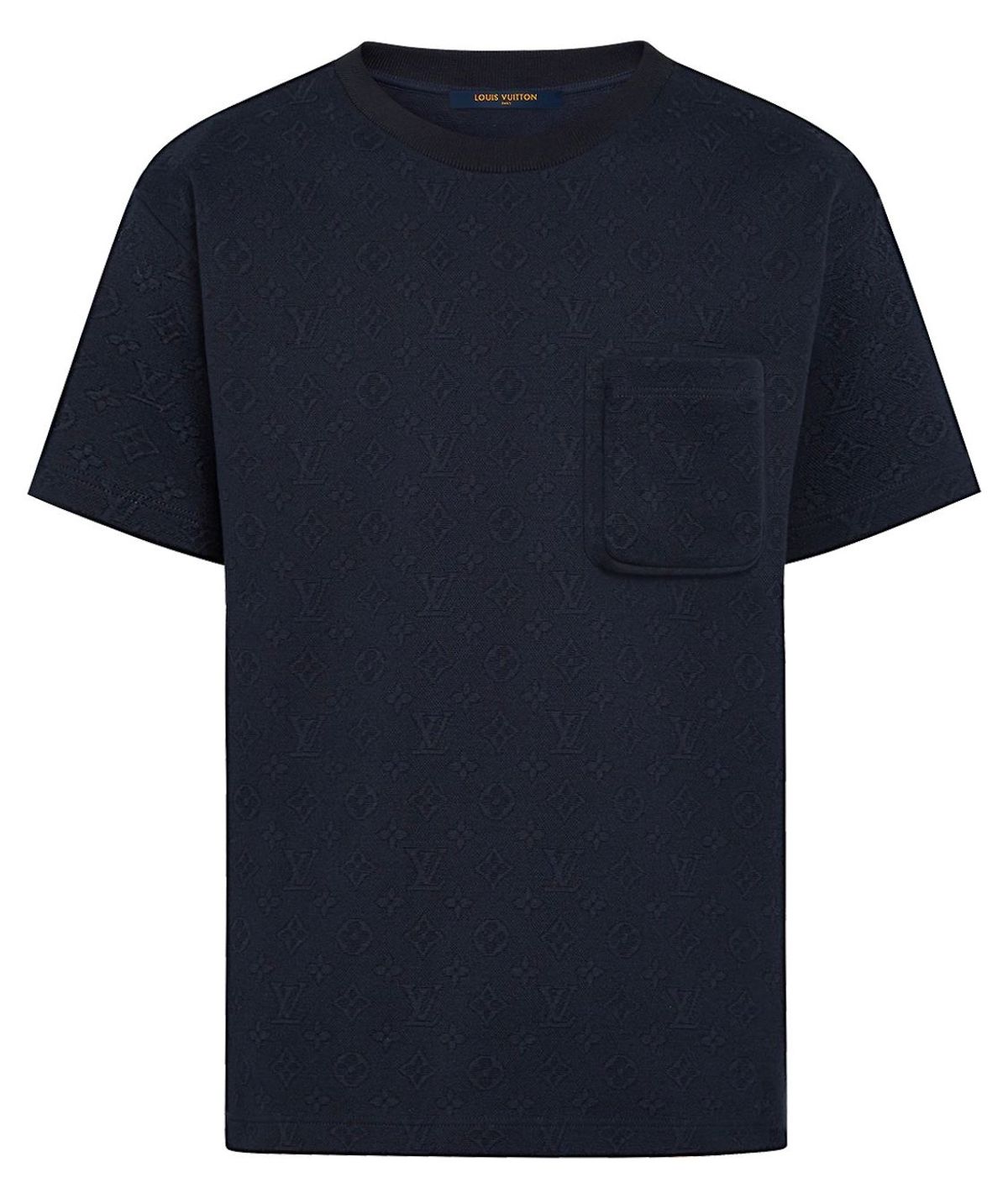 Louis Vuitton Signature 3D Pocket Monogram Dark Night Blue T-Shirt