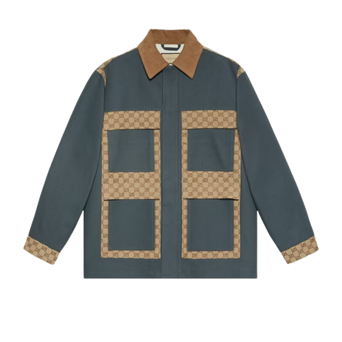 Gucci Grey Cotton Canvas Jacket