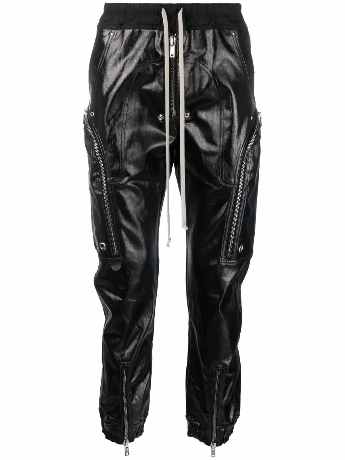 Rick Owens Leather Tapered Pants