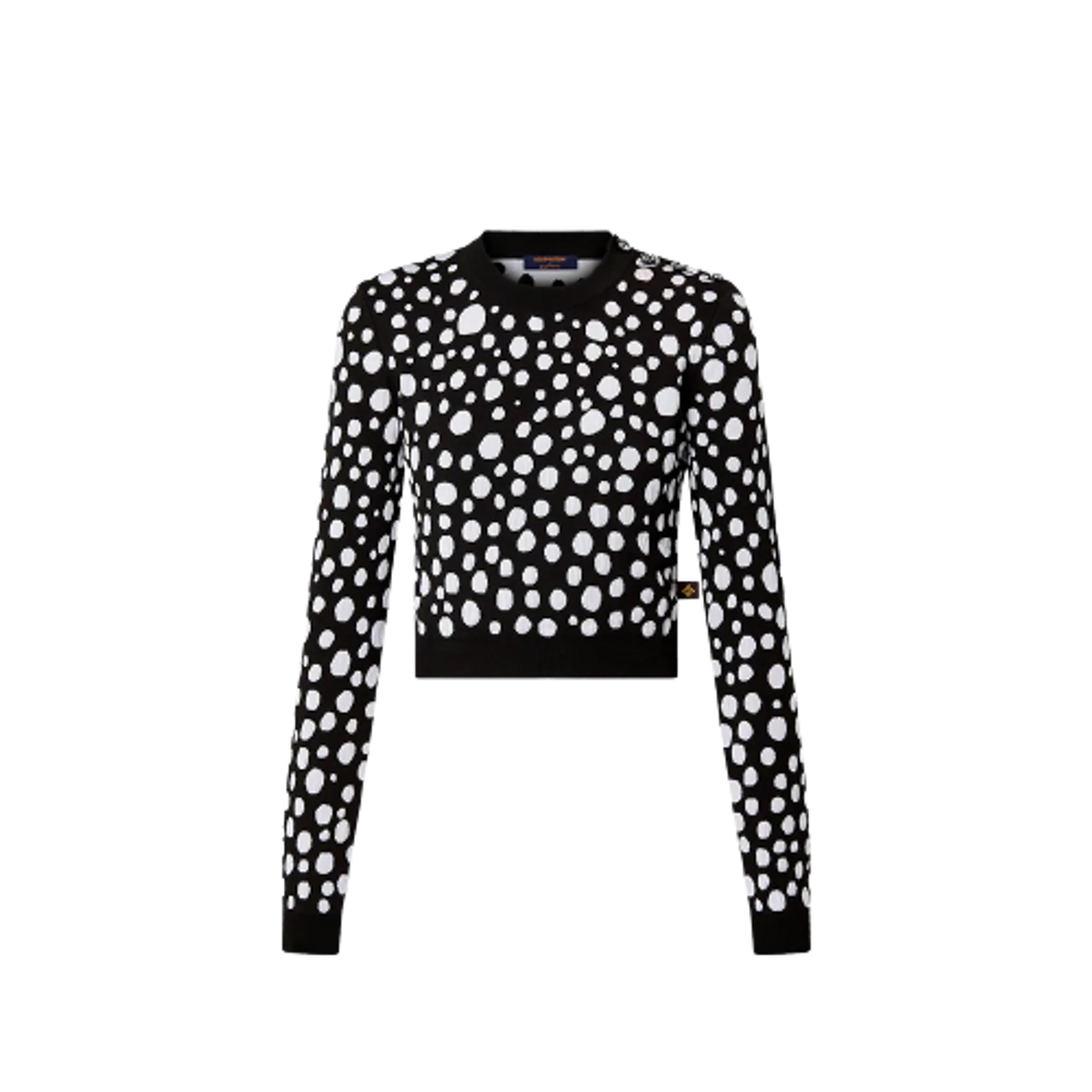 Louis Vuitton × Yayoi Kusama Infinity Dots Cropped Pullover