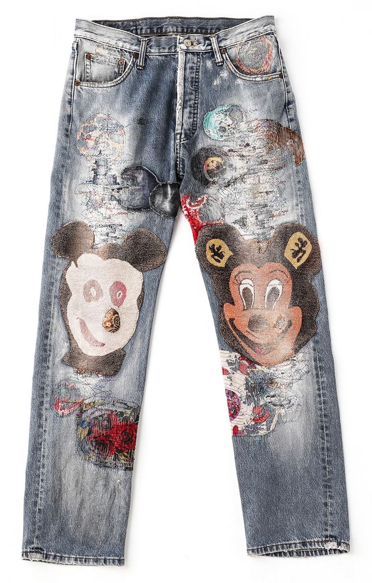 Proleta Re Art Meme Denim Pants | WHAT'S ON THE STAR?