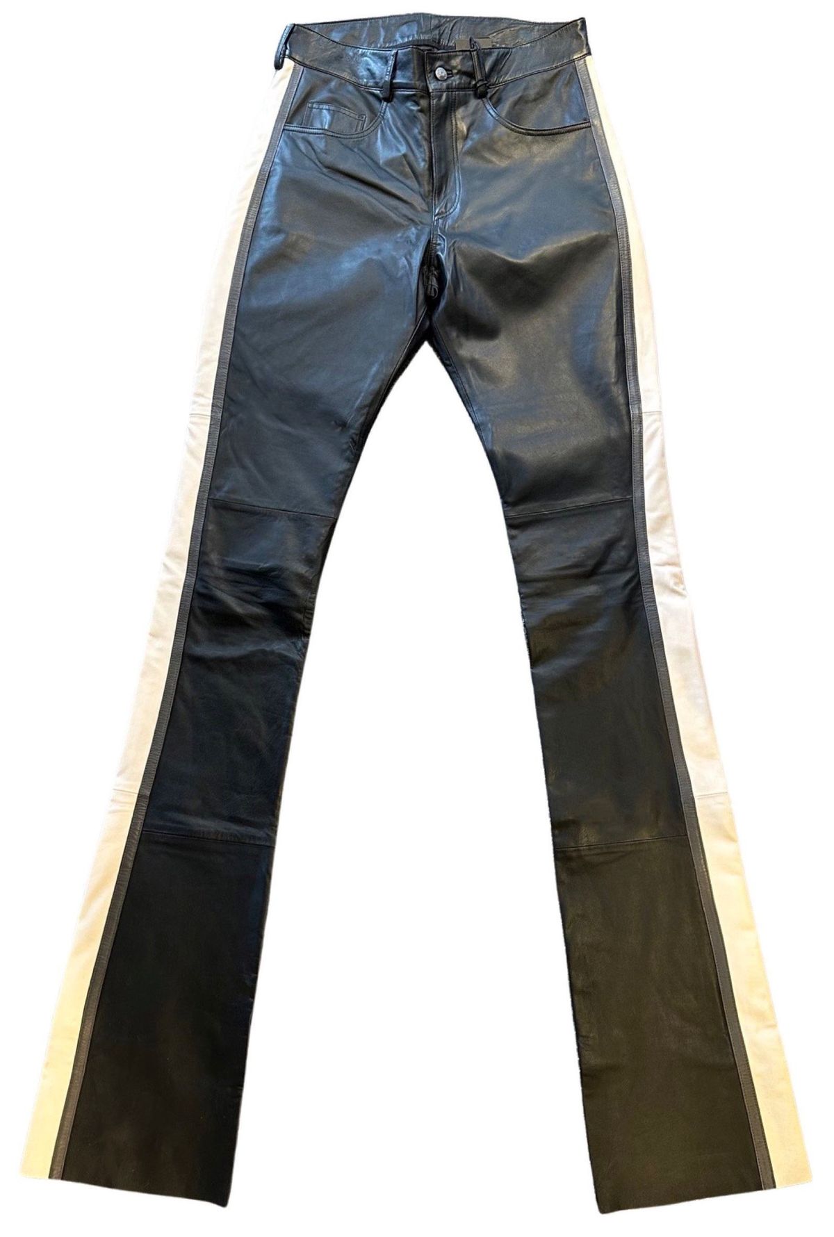 KillOffSeason Bone Slim Fit Leather Pants