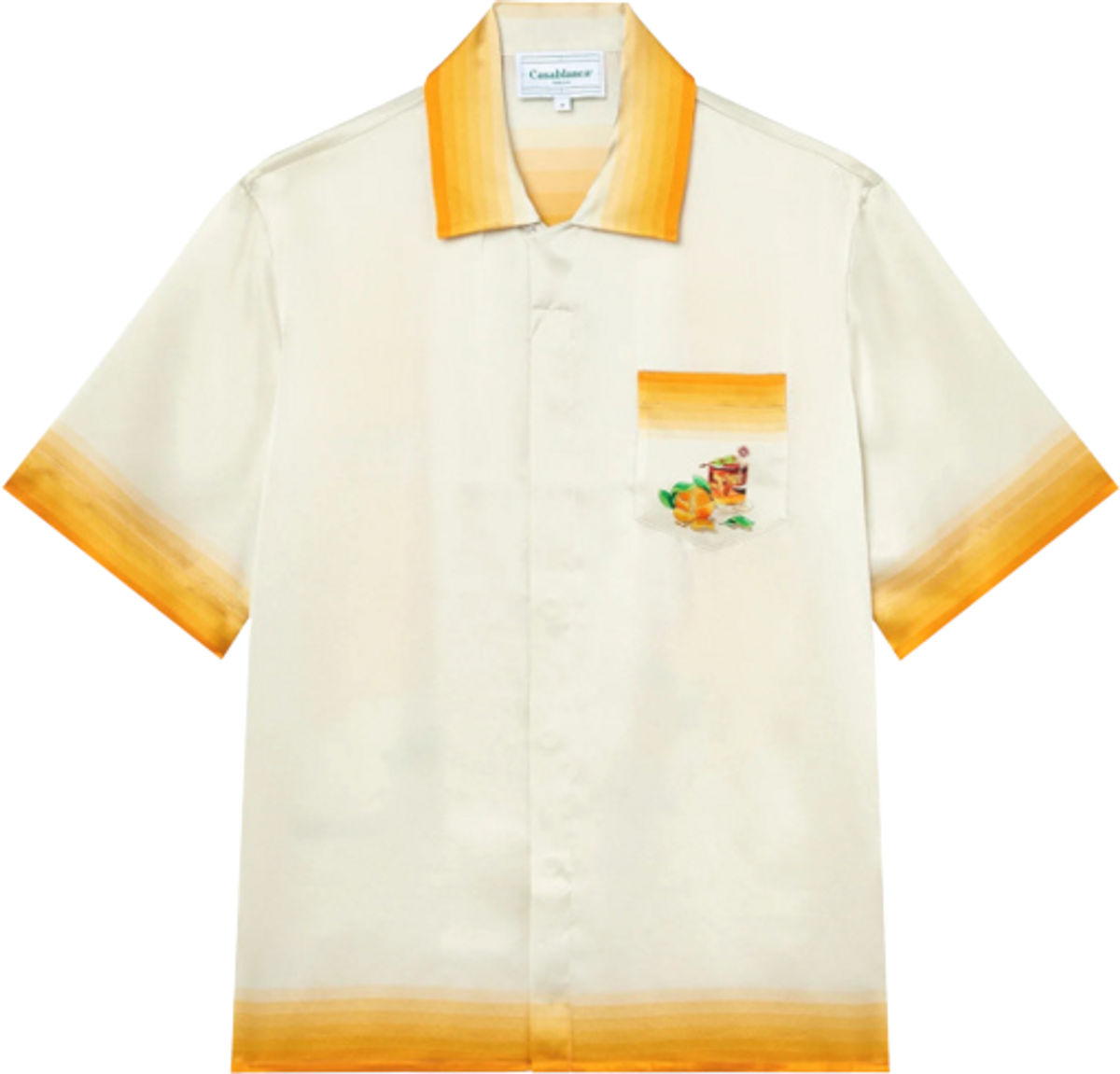 Casablanca White & Orange Panoramic Shirt