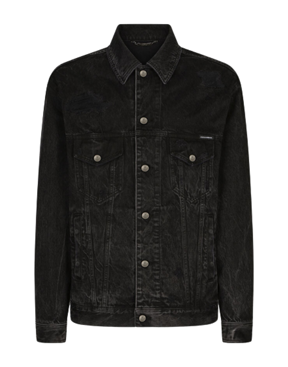 Dolce & Gabbana Gray Wash Denim Jacket