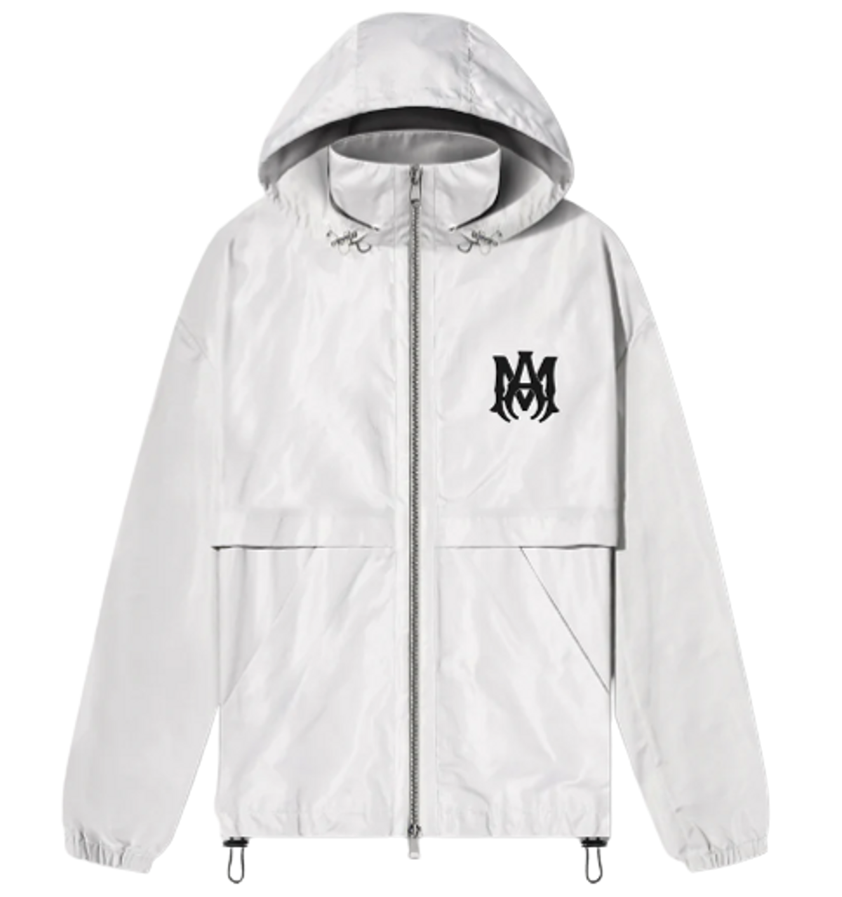 Amiri White Lightweight Nylon Anorak