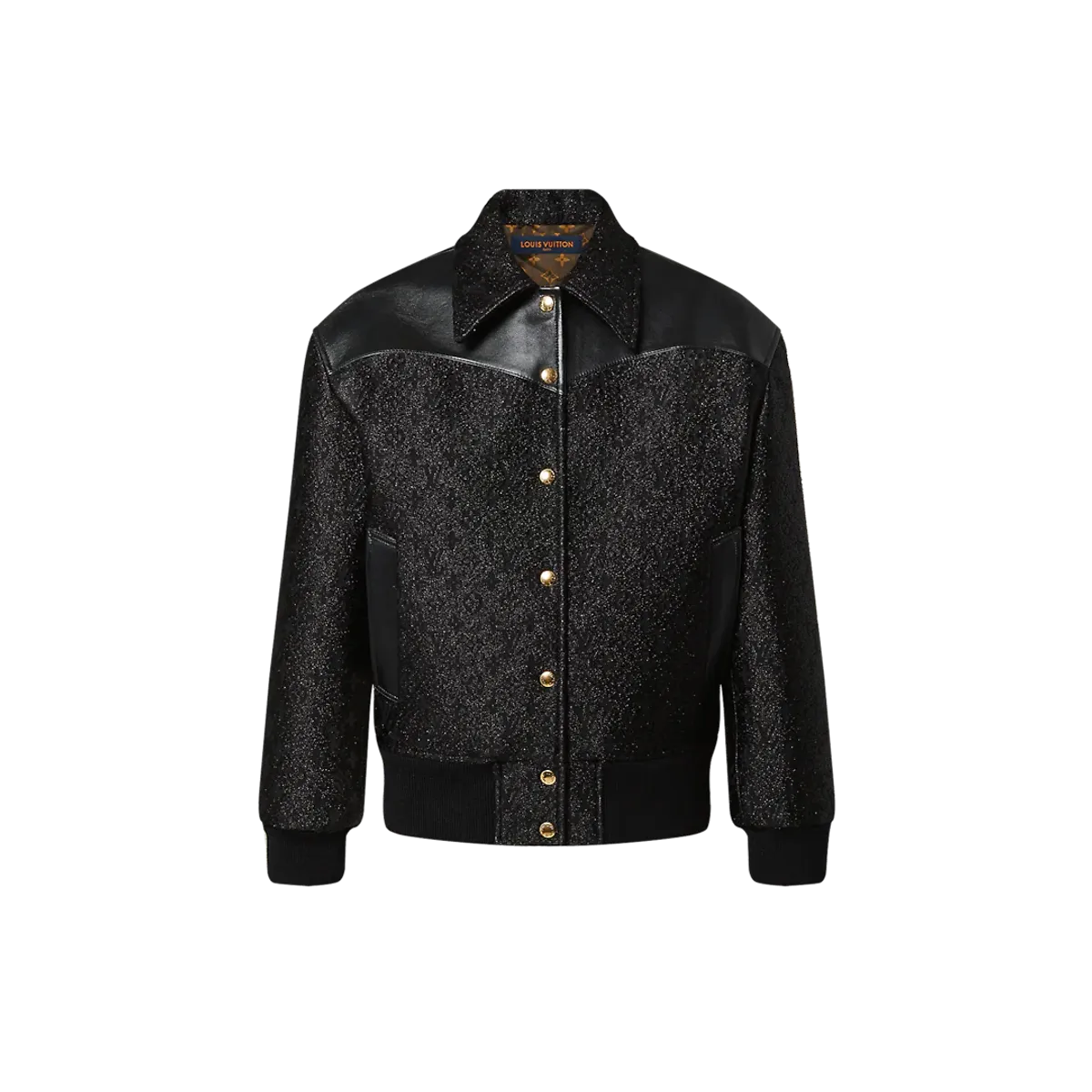 Louis Vuitton Glitter Monogram Bomber Jacket