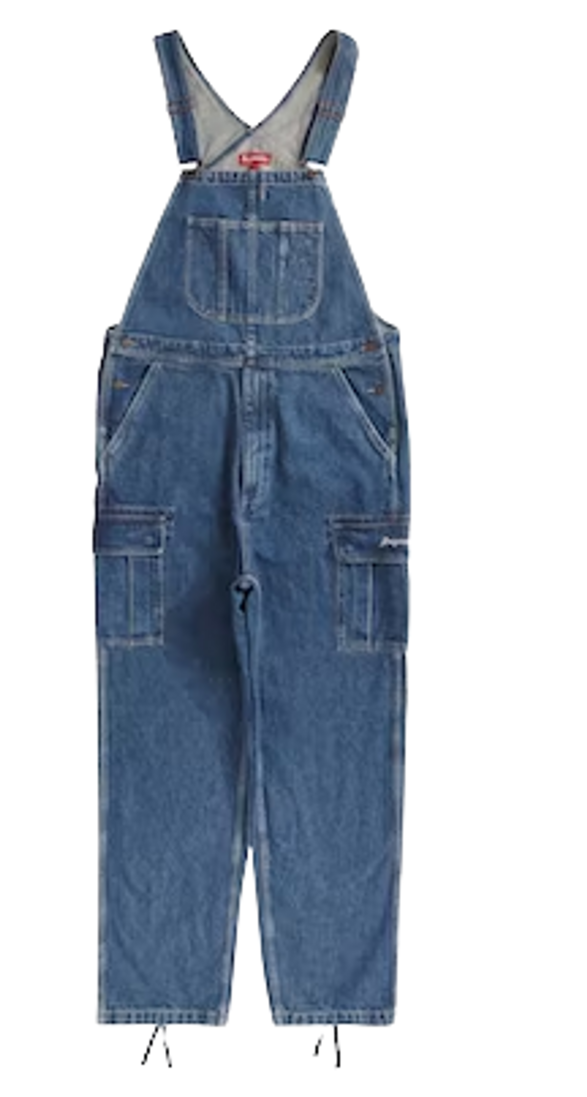Supreme Cargo Washed Blue Denim Overalls | WHAT'S ON THE STAR?