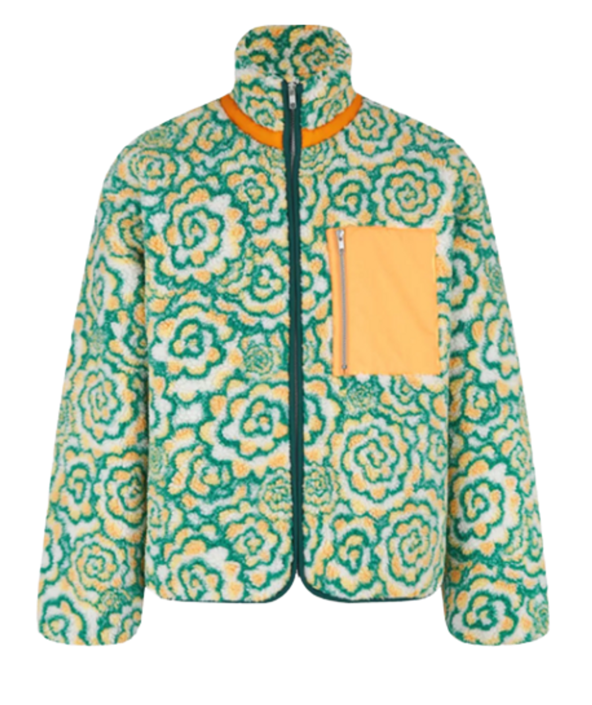 Sundae School Broccoli Fleece Zip Up Jacket
