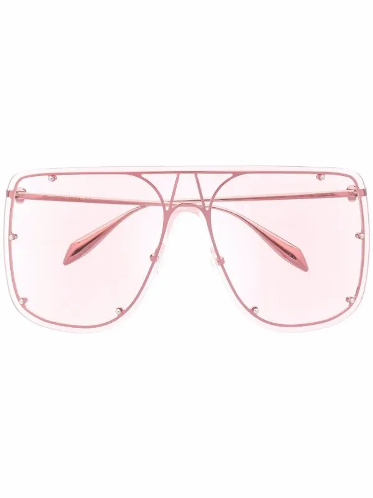 Alexander McQueen Tinted Oversize-Frame Sunglasses