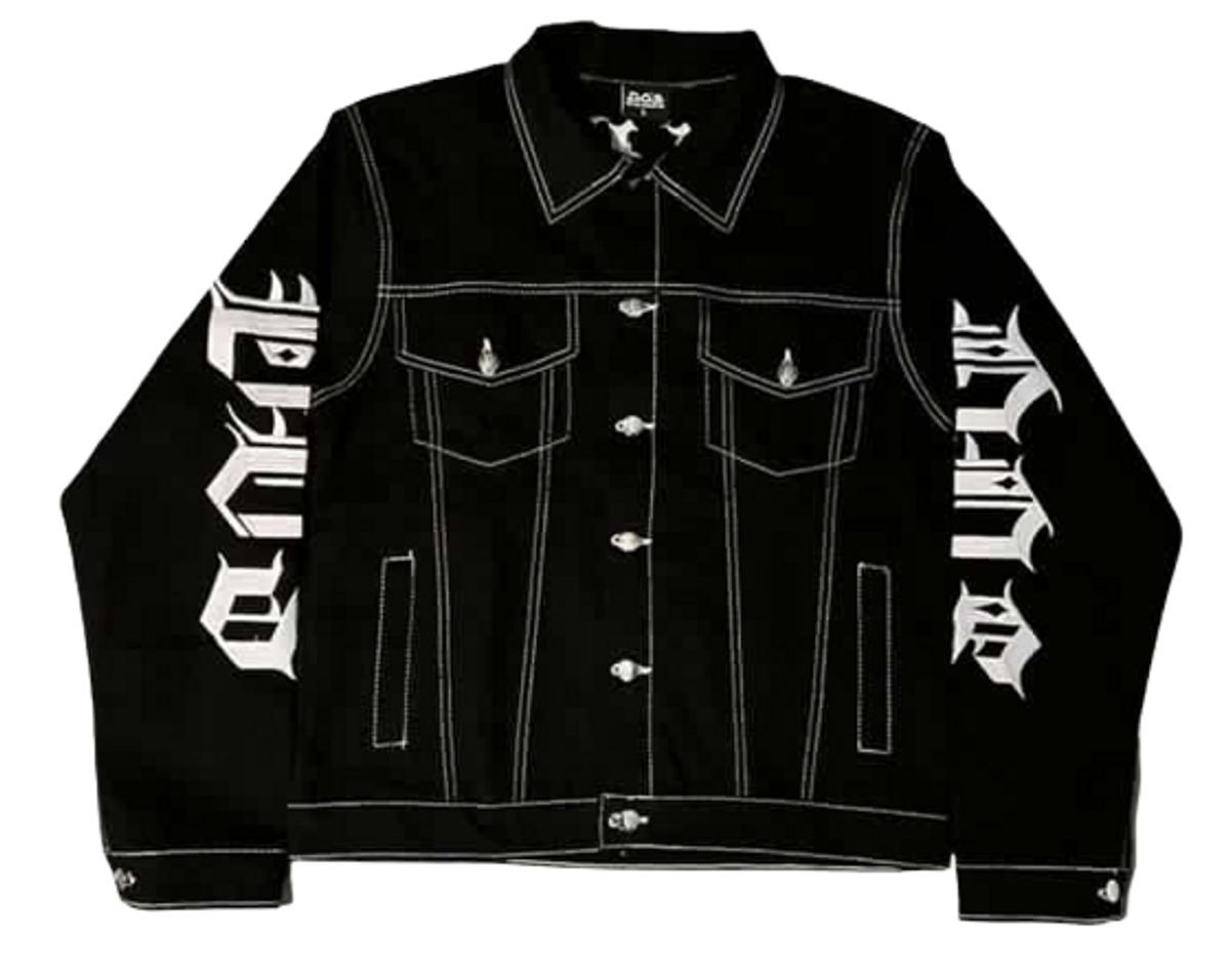 Don’t Overthink Style Black Logo Jacket