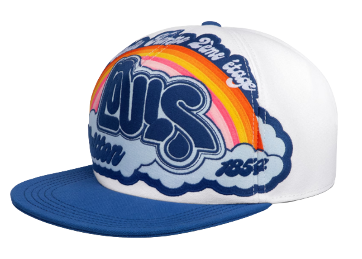 Louis Vuitton White Rainbow Cap